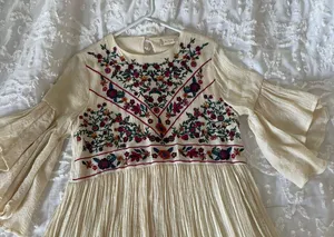 Altar'd State Floral Embroidered Dress thumbnail 2