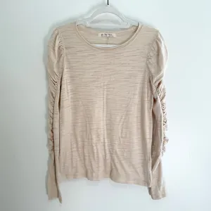 Free People We The Free Ruched Sleeve Top 🤍 thumbnail 4