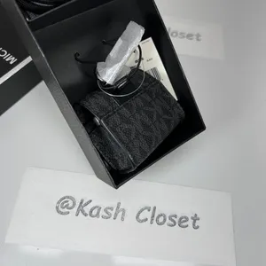 Michael Kors Black Logo Lanyard Case For Apple AirPods Pro thumbnail 4