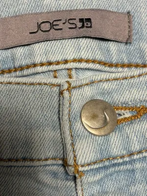 Joe's mid rise Mary Kate jeans cigarette tapered leg light wash size 28 cropped thumbnail 7