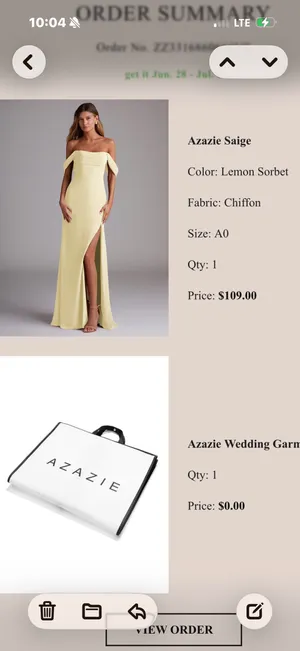 Azazie Bridesmaid Dress thumbnail 6