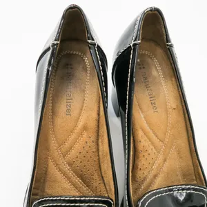Vintage 90s Naturalizer Black Buckle Loafer Pumps thumbnail 8