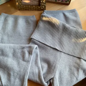 Forever 21 Gray Sweater Knit Foldover Bootcut Pants thumbnail 4