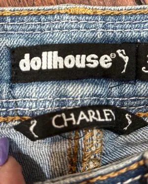 Dollhouse Charley Distressed Cropped Skinny Jeans thumbnail 10