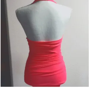 Guess Hot pink ruching dress thumbnail 4
