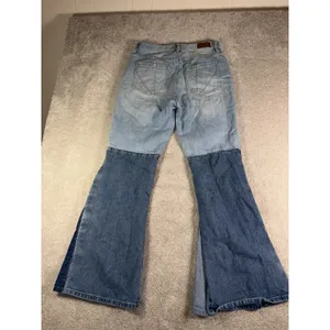 shyanne jeans super flare raw hem color block 32 thumbnail 6