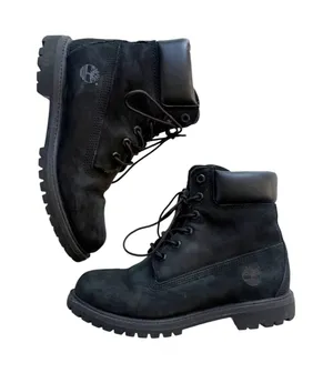 Timberland Triple Black Waterproof Leather Boots size 7.5 thumbnail 1