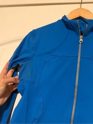 lululemon athletica Bright Blue Full-Zip Jacket thumbnail 6