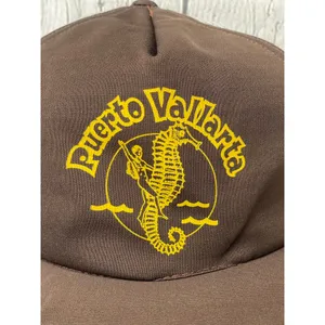 Vintage Puerto Vallarta Snapback Hat Brown thumbnail 4