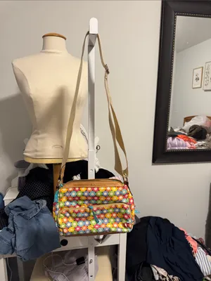 Lily Bloom Multi-Colored Polka Dot Crossbody Bag thumbnail 3
