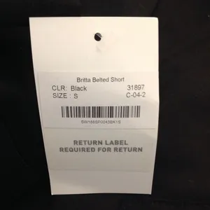 NWT - Storets  Britta Belted Black Shorts thumbnail 4