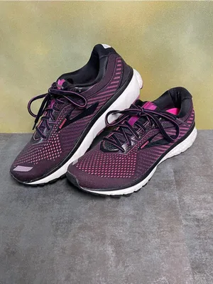 Brooks Ghost 12 Women's Running Shoes Black/Fuchsia Size 10B thumbnail 13
