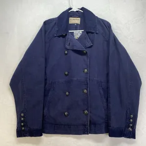 New Free People We The Free Jacket Womens small Viva Surplus in Starless‎ Sky thumbnail 1