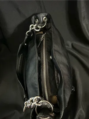 Simply Vera Vera Wang Black Shoulder Bag With Chain Strap thumbnail 9