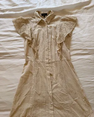 Theory Nova Cream dress thumbnail 1
