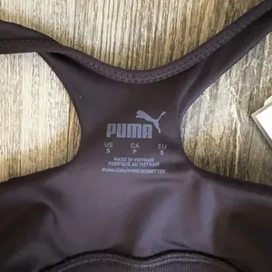 Puma Exhale black red stripe sports bra thumbnail 9
