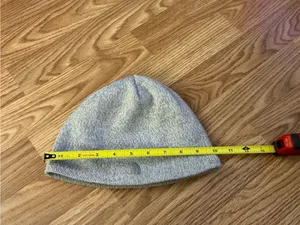 The North Face Heather Gray Knit Beanie thumbnail 4