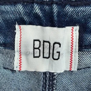 BDG 24 Elise Barrel Jean Blue High Rise Balloon Horseshoe Leg Slouchy Relaxed thumbnail 4