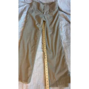 Banana Republic Harrison Tan Wool Blend Stretch Wide Leg Trousers Pants 4 362333 thumbnail 3