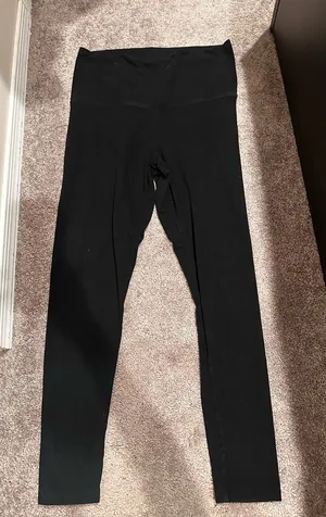 PINK VS Black Leggings Size Large 0604 thumbnail 1
