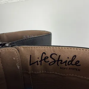 Life Stride Bristol black faux leather riding boots thumbnail 11