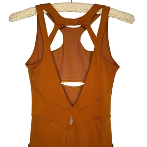 FP Movement Breakaway‎ XS Halogen Jumpsuit Burnt Orange Athleisure Yoga Workout thumbnail 8