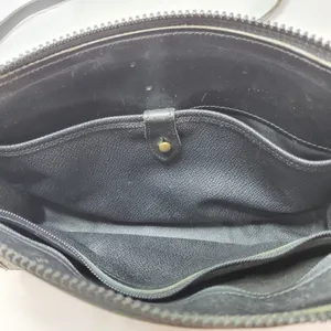 Dooney & Bourke Crossbody Bag Black‎ All Weather Leather Vintage USA Brass thumbnail 9