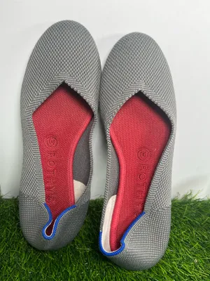 Rothy’s The Flat Women’s Size 8 Gray Knit Ballet Flats Washable Comfortable Shoes thumbnail 7