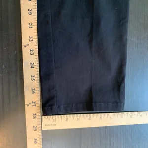 Counterparts Womens Black Sailor Button Pull On Straight Leg Pants Sz‎ L Coastal thumbnail 8