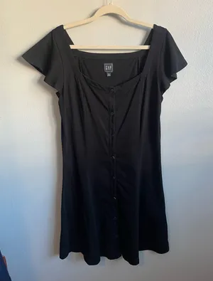 Gap Button Front Dress thumbnail 1