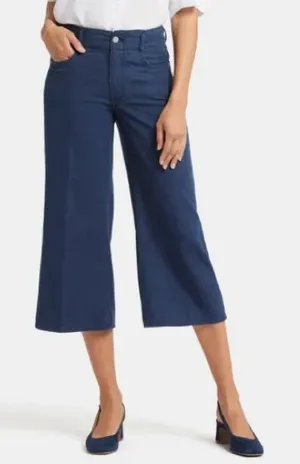 NYDJ Brigitte High Rise Wide Leg Capri Serendipit Blue Wash NWT Size‎ 16 Casual thumbnail 1