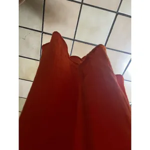 Old Navy halter dress L Orange Flowy Island Trip Cotton Sleeveless Summer Beach thumbnail 6