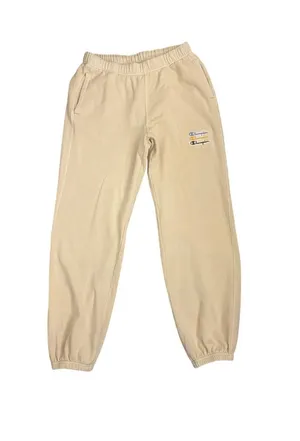 Champion Joggers Modern Retro Washed Cream Sweatpants Size Small thumbnail 1