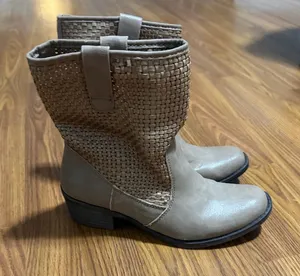 BareTraps Quest woven shaft booties size 8 thumbnail 1