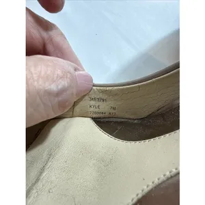 Seven7 Calvin Klein Taupe Dress Shoes Women’s 7M Pump Open Toe Rubber Sole thumbnail 11