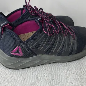 Reebok Ariat Astroride steel toe lace up blue pink work tennis shoes sz 7 thumbnail 8