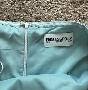 Princess Polly Ramie Strapless Mini Dress Blue thumbnail 4