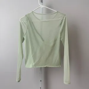 Y2K Abercrombie & Fitch M Mint Green Mesh Top‎ Rave Party Festival thumbnail 6