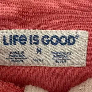Life is Good Pink Hiker Hoodie Medium thumbnail 4