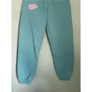 Happy Camp3r Puff Series Joggers Size XS Teal Organic Cotton thumbnail 4