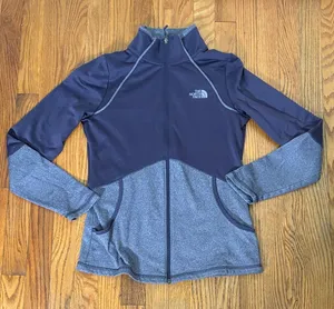 North Face Women's Cinder Midline Blue Zip Track‎ Jacket Purple size Small thumbnail 1