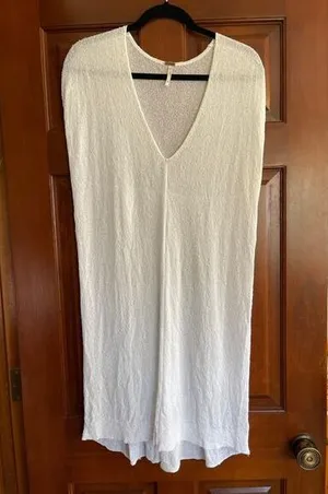 Free People viscose knit v neck tunic thumbnail 1