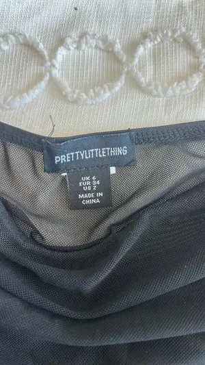 Pretty Little Thing Mini Sheer Skirt Cover Up thumbnail 2