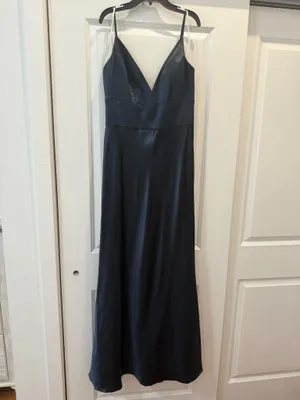 Jenny Yoo Bridesmaid Dress Navy thumbnail 2