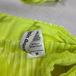 NWT Dippin' Daisy's Neon Ribbed Velvet Bikini Set Size M thumbnail 6