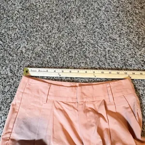 See U Soon Womens Orange High Waisted Pleated Wide Leg Cotton Pants‎ Size 4 NEW thumbnail 4