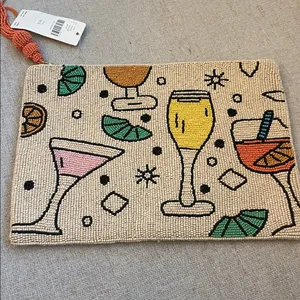 Anthropologie Fiona Beaded Clutch- Cocktails thumbnail 4