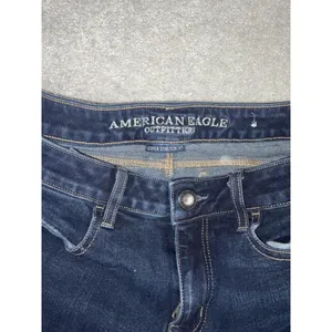 American‎ Eagle Outfitters Jeggings Size 6 Long Women's Stretch Blue Jeans thumbnail 4