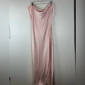 Showpo Charlita Strapless Cowl Back Satin‎ Maxi Dress Women’s Sz 16 NWT thumbnail 4