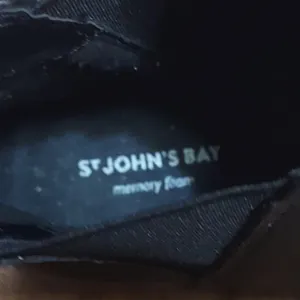NWOB St. John's Bay Black Vegan Leather Ankle Booties Women's Size 9 thumbnail 7